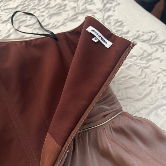 Arthur Mendoca New strapless chiffon gown - Picture 4 of 7